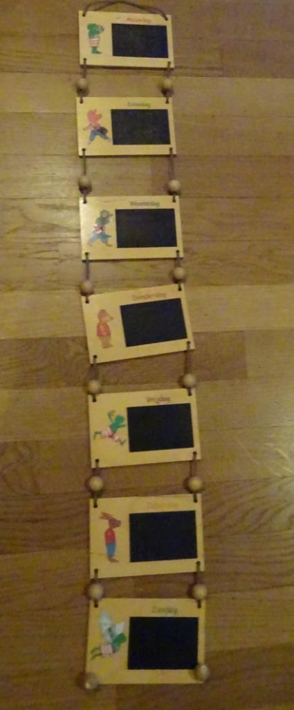 Zeer leuke houten weekplanner 'dieren' Zowel praktisch....., Kinderen en Baby's, Speelgoed | Educatief en Creatief, Ophalen of Verzenden