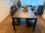 Tafel in keramiek, anthracietgrijs, 1m x 2m, perfecte staat, Huis en Inrichting, Tafels | Eettafels, Ophalen, Zo goed als nieuw