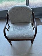 vintage rotan loungeset met salontafel, Huis en Inrichting, Ophalen, Minder dan 75 cm, Vintage, Riet of Rotan