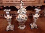 Paire de bougeoirs + vase  "Rouen", Ophalen of Verzenden