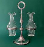 Olie- en azijnstelletje Charles Halphen +-1850, Ophalen of Verzenden