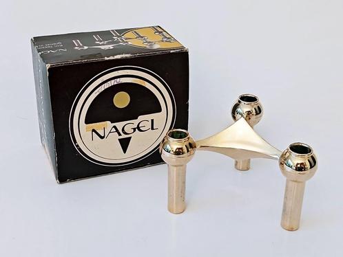 kandelaar Fritz Nagel, Huis en Inrichting, Woonaccessoires | Kandelaars en Kaarsen, Gebruikt, Kandelaar, Minder dan 25 cm, Metaal