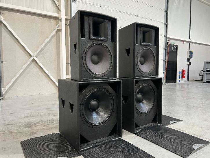 Martin Audio Blackline S18/F15 sub-top speakers, Audio, Tv en Foto, Luidsprekerboxen, Complete surroundset, 120 watt of meer, Overige merken