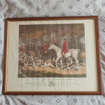 Jachttafereel - print met kader (#3) beschikbaar voor biedingen