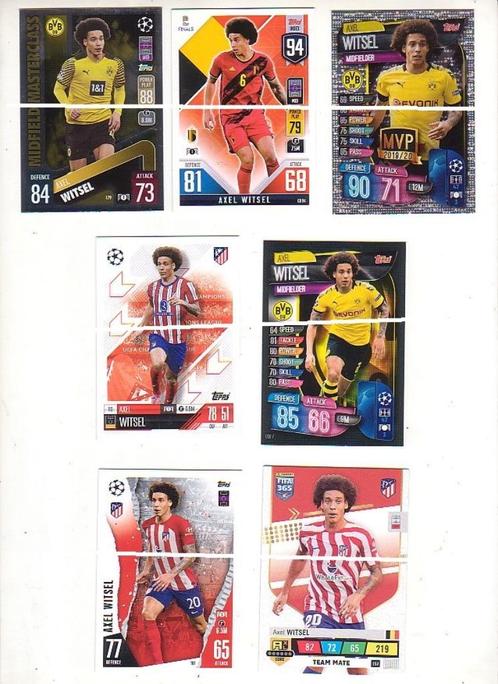 Tradingcards Panini Match Attax / Axel Witsel / 7 stuks, Verzamelen, Sportartikelen en Voetbal, Nieuw, Spelerskaart, Verzenden
