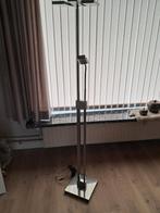 Vloerlamp met leeslamp led, Ophalen, Gebruikt, Metaal