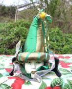 masque mural vénitien fou du roi faience et tissu, Enlèvement ou Envoi, Utilisé