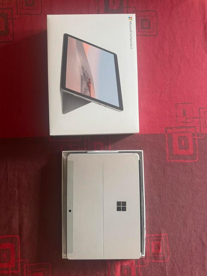 Microsoft Surface Go 2 + Type cover, Computers en Software, Windows Tablets, Wi-Fi, 10 inch, Uitbreidbaar geheugen, Ophalen