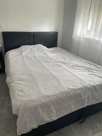 Bed 140 cm met opberg, Maison & Meubles, Chambre à coucher | Lits, Noir, Modern, Autres matériaux, Enlèvement
