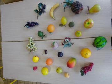 Plastic groenten, fruit en dieren