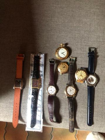 lot de montres vintage 10 pièces beschikbaar voor biedingen