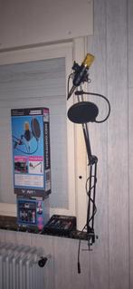 Vonyx Studio microphone + microphone mélangeur, Micro studio, Enlèvement ou Envoi, Neuf