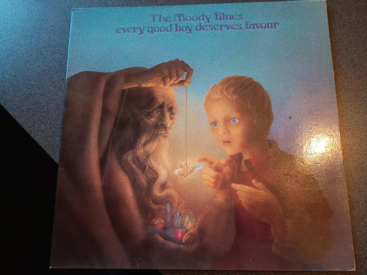 LP The Moody Blues - Every good boy deserves favour, Cd's en Dvd's, Vinyl | Rock, Gebruikt, Progressive, 12 inch, Ophalen of Verzenden