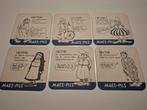 Maes Pils Urbanus Hector 6 sous-verres à bière différents, Collections, Enlèvement ou Envoi