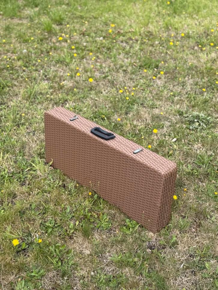 Table de pic-nic pliable, Tuin en Terras, Picknicktafels, Zo goed als nieuw, Rechthoekig, Overige materialen, Inklapbaar, Ophalen of Verzenden