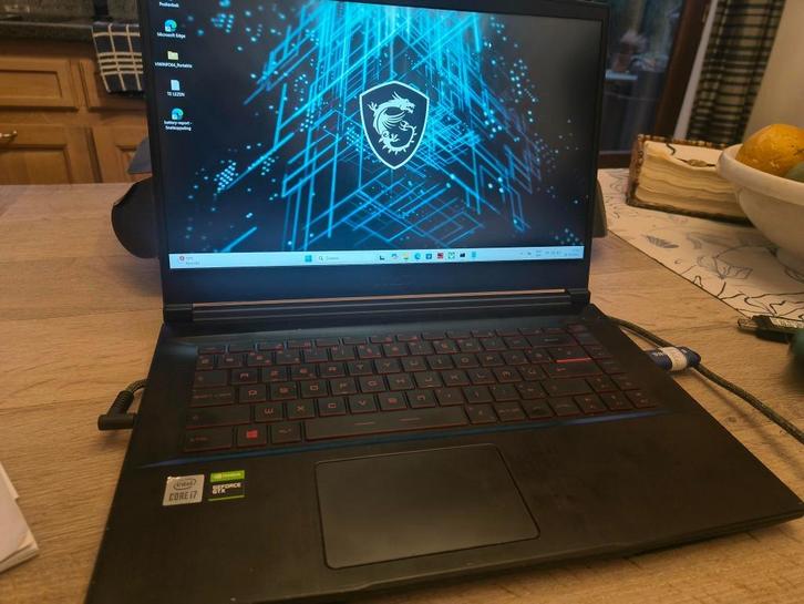 gaminglaptop GeForce GTX 1650 grafische kaart NVIDIA, Computers en Software, Windows Laptops, Gebruikt, 15 inch, SSD, 2 tot 3 Ghz
