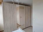 Moderne schuifdeurkast met spiegel in topstaat!, Huis en Inrichting, Kasten | Kleerkasten, Ophalen, 200 cm of meer, Eikenhout