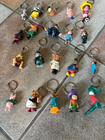20 oude sleutelhangers van de jaren 60-70, Verzamelen, Ophalen