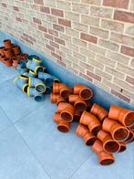 PVC 125mm buizen, hulpstukken, moffen, bochten, t-stukken, Doe-het-zelf en Bouw, Ophalen, Nieuw, PVC, Bochten