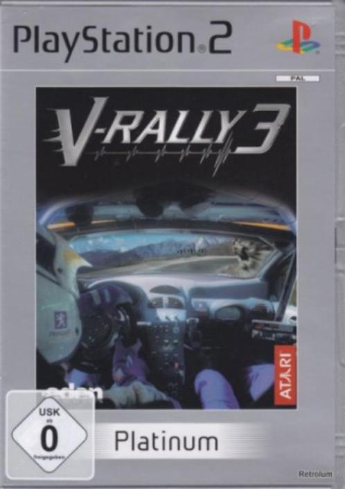 V-Rally 3 Platinum, Consoles de jeu & Jeux vidéo, Jeux | Sony PlayStation 2, Utilisé, Course et Pilotage, 1 joueur, À partir de 3 ans