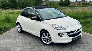 Opel Adam Glam 2018 OpenAir Cognac Leder CarPlay Garantie, Euro 6, Entreprise, Capteur de lumière, Boîte manuelle