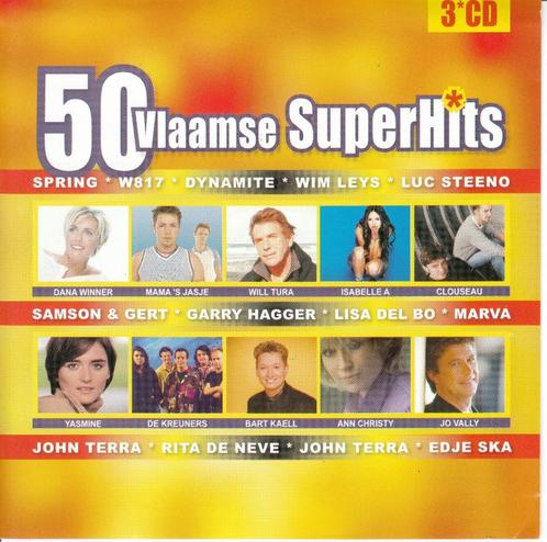 50 Vlaamse Superhits vol. 1 of 3, Cd's en Dvd's, Cd's | Verzamelalbums, Nederlandstalig, Verzenden