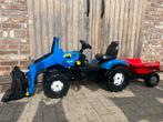 tractor New Holland met kipkar, Enfants & Bébés, Jouets | Extérieur | Véhicules & Draisiennes, Enlèvement ou Envoi, Comme neuf