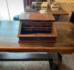 oude tafelsecretaire met schrijfblad en schuifjes., Enlèvement ou Envoi