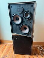 2x Philips 22rh427 vintage ‘70 luidsprekers, Ophalen, Gebruikt, Front, Rear of Stereo speakers, Philips