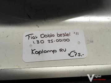 Fiat Doblo Bestel 1.3 Diesel 2011  2500100 Koplamp Rechtsvoo beschikbaar voor biedingen