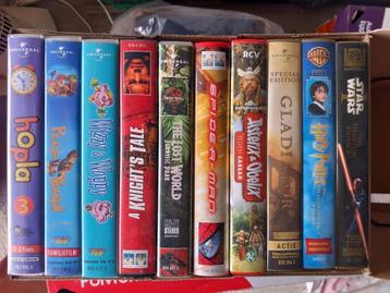 VHS video's  beschikbaar voor biedingen