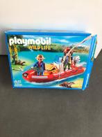 5559 Rubberboot met stropers Playmobil Wild life, Ophalen of Verzenden, Zo goed als nieuw, Complete set