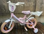 12 inch kinderfiets met kleine wielen en babysteun, Fietsen en Brommers, Fietsen | Kinderfietsjes, Ophalen, Gebruikt, Minder dan 16 inch
