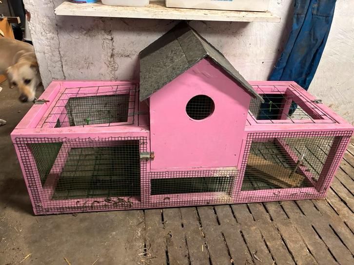 Konijnenhokje, Dieren en Toebehoren, Knaagdieren en Konijnen | Hokken en Kooien, Zo goed als nieuw, Ophalen