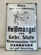 Ancien panneau d'affichage allemand en émail, Enlèvement ou Envoi