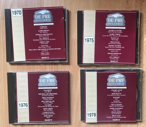 4 CD's DE PRE HISTORIE 1970, 1975, 1976 en 1978, Cd's en Dvd's, Cd's | Verzamelalbums, Gebruikt, Pop, Ophalen of Verzenden