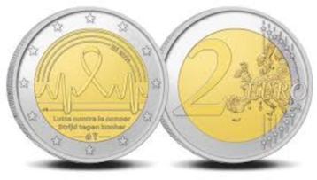 2 € 2024 België Kankerbestrijding -2.000.000 ex.in circulati beschikbaar voor biedingen