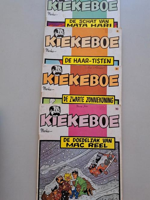 16 x Kiekeboe zw/w Uitgeverij Hoste 1ste druk, Livres, BD, Utilisé, Enlèvement ou Envoi