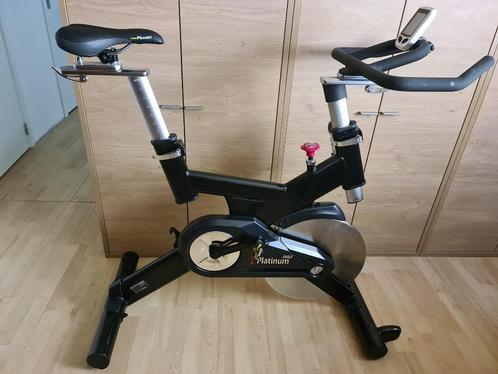 Spinning Bike Platinum Pro Tunturi, Sport en Fitness, Fitnessapparatuur, Zo goed als nieuw, Spinningfiets, Benen, Metaal, Ophalen