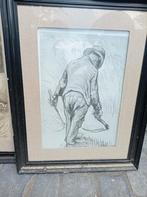 Lithografie Van Gogh - maaiende boer, Ophalen