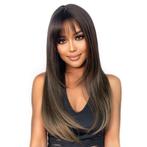 Ombre pruik lang steil haar model Phaya, Verzenden, Nieuw, Pruik of Haarverlenging