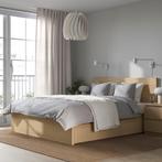 Bed van 180x200 met opbergruimte + lattenbodems, Ophalen of Verzenden, Zo goed als nieuw, Hout