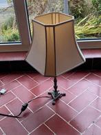 Rustieke tinnen tafellamp, Ophalen, Rustiek, Zo goed als nieuw, Metaal