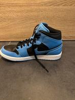 Air Jordan 1 Mid University Blue Black - Maat 43, Ophalen, Zo goed als nieuw