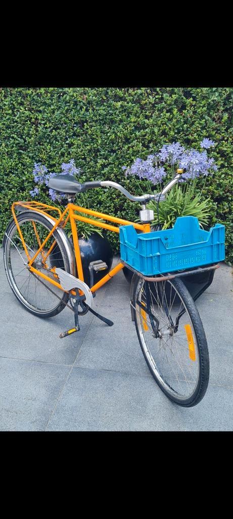 Herenfiets studentenfiets met voorlader, Fietsen en Brommers, Fietsen | Cruisers en Lowriders, Gebruikt, Ophalen