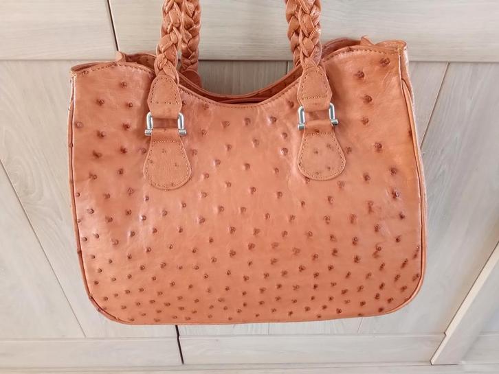 Sac à main en cuir d'autruche, Bijoux, Sacs & Beauté, Sacs | Sacs Femme, Neuf, Sac à main, Enlèvement ou Envoi