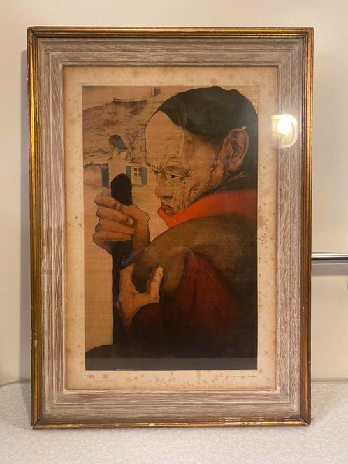 Maurice Langaskens (Gent 1884 - 1946 ) Le TRIMARD, Antiquités & Art, Art | Peinture | Classique, Enlèvement ou Envoi