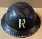 Militaria - WO 2 - Originele Britse Rescue helm - 1941, Ophalen of Verzenden, Overige soorten, Helm of Baret