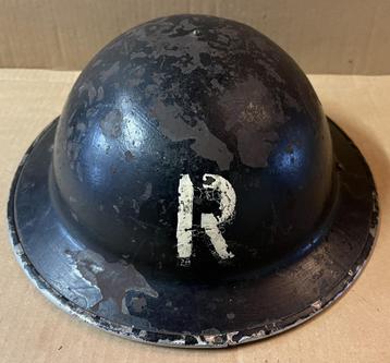 Militaria - WO 2 - Originele Britse Rescue helm - 1941, Enlèvement ou Envoi, Autres, Casque ou Béret