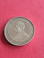 1906 Danemark 2 couronnes en argent rare, Envoi, Monnaie en vrac, Argent, Autres pays